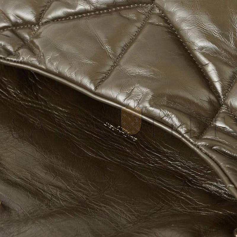 Y*L puffer small chain bag in crinkled leather 577476200452 (29*17*11cm)
